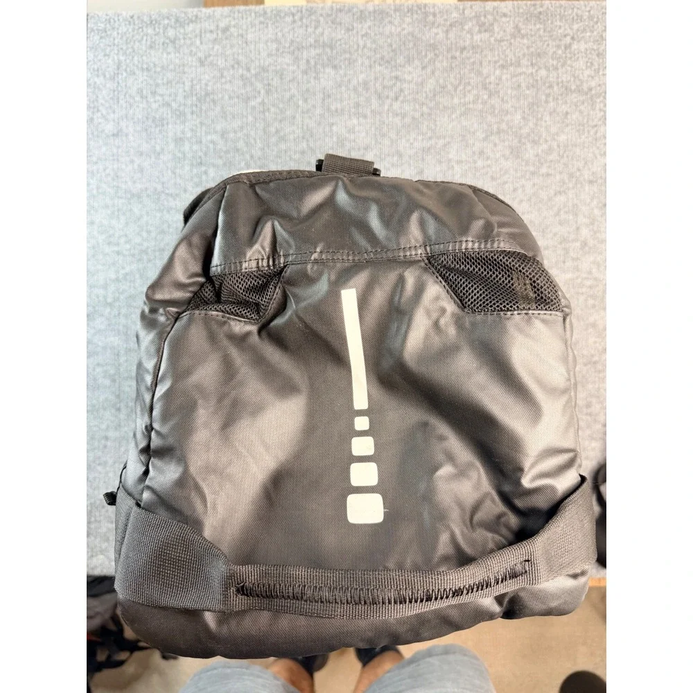 Nike‎ Elite Vintage Duffle Bag Black Travel Gym School Messenger Sling Large